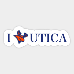 I HEART UTICA (with UC logo) Sticker